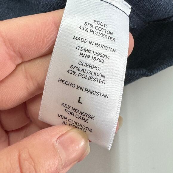 Champion Sweatshirt Mens Large Blue Crew Neck Knit Pullover‎ Sweater - Picture 4 of 7